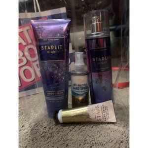 Bath and Body Works Starlit Night Gift Bundle